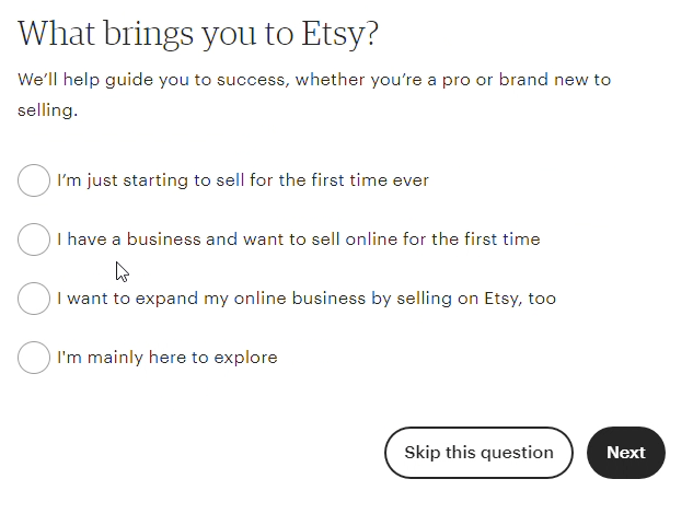 etsy magaza acilis sureci