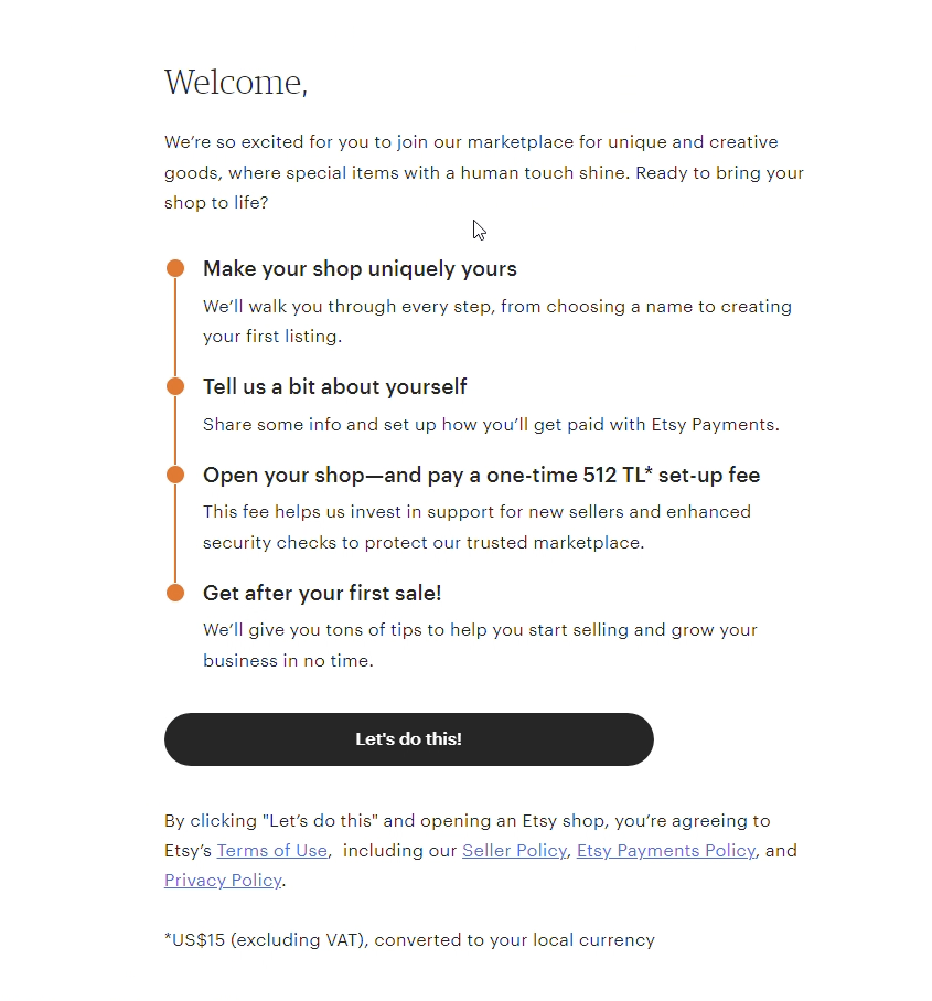 etsy magaza acilis